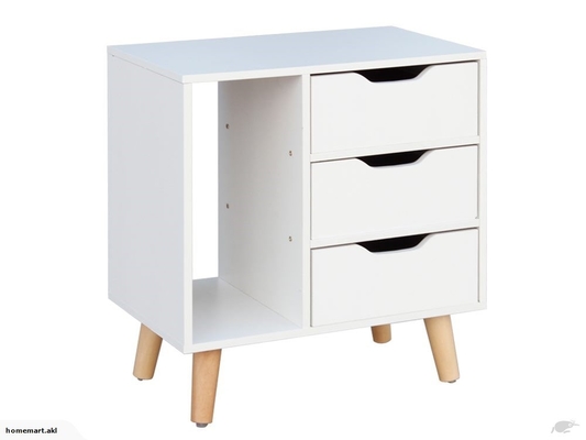 Κρεβατοκάμαρα MDF Nightstand 28 ίντσας ξύλινα έπιπλα γραφείου πλευρών