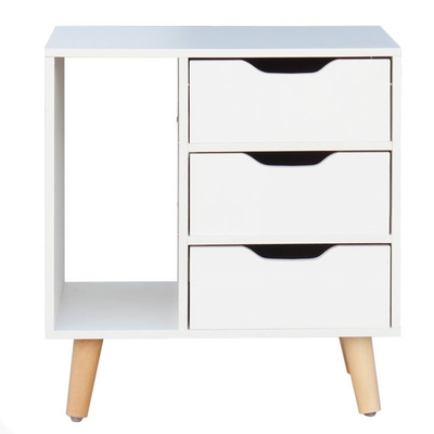 Κρεβατοκάμαρα MDF Nightstand 28 ίντσας ξύλινα έπιπλα γραφείου πλευρών